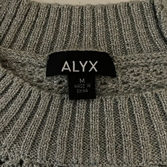 ALYX silver and metallic sweater - Picture 5 of 8